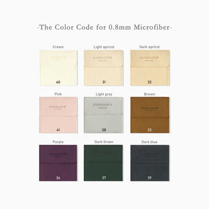 microfiber pouch color code, 0.8mm microfiber