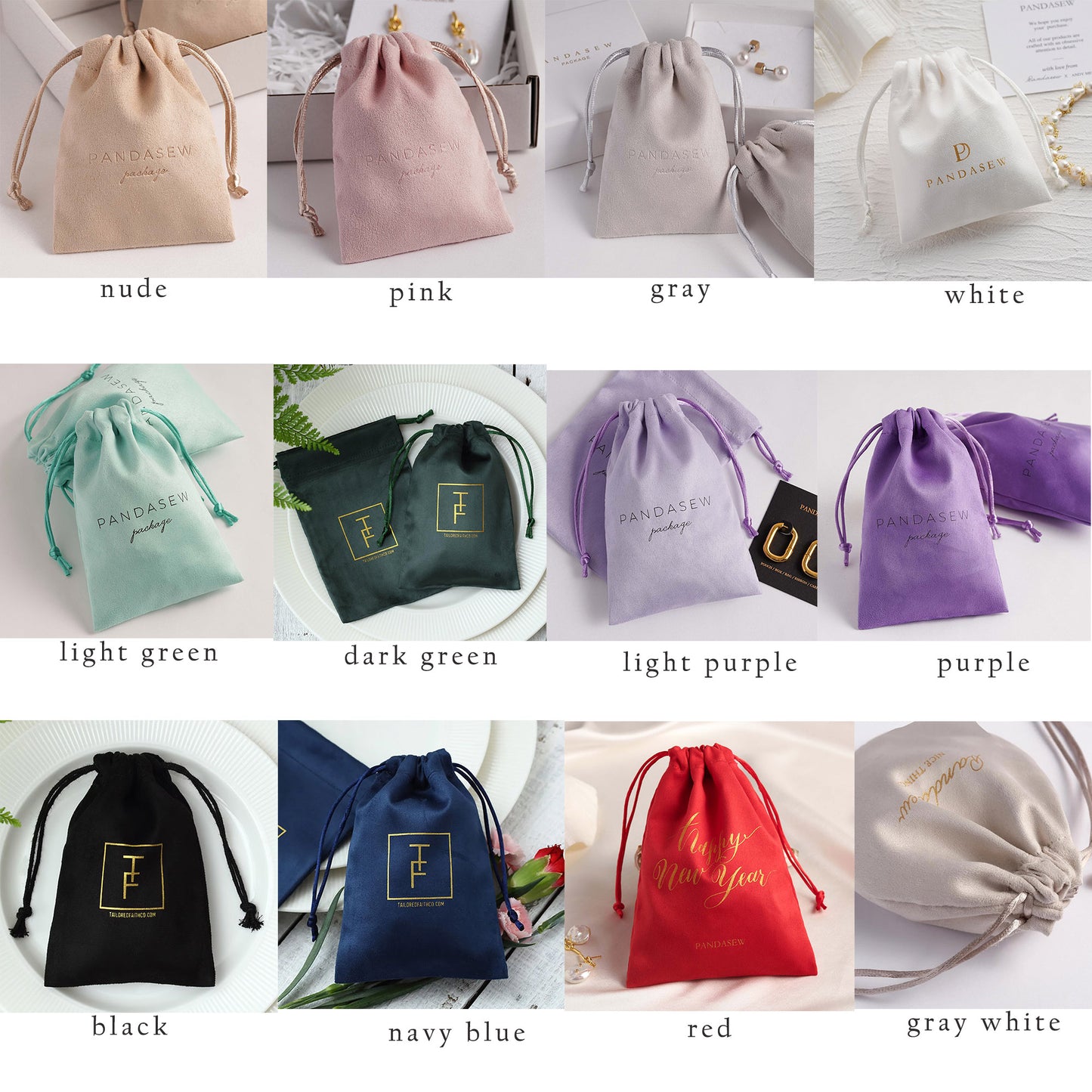 Link for Custom Jewelry Bag Pouch Sample SP-1