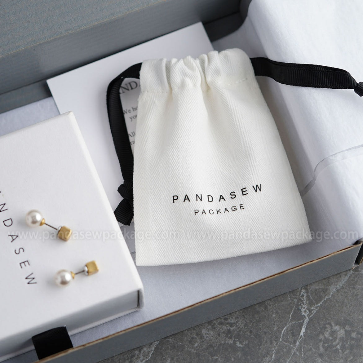 Pure cotton jewelry packaging