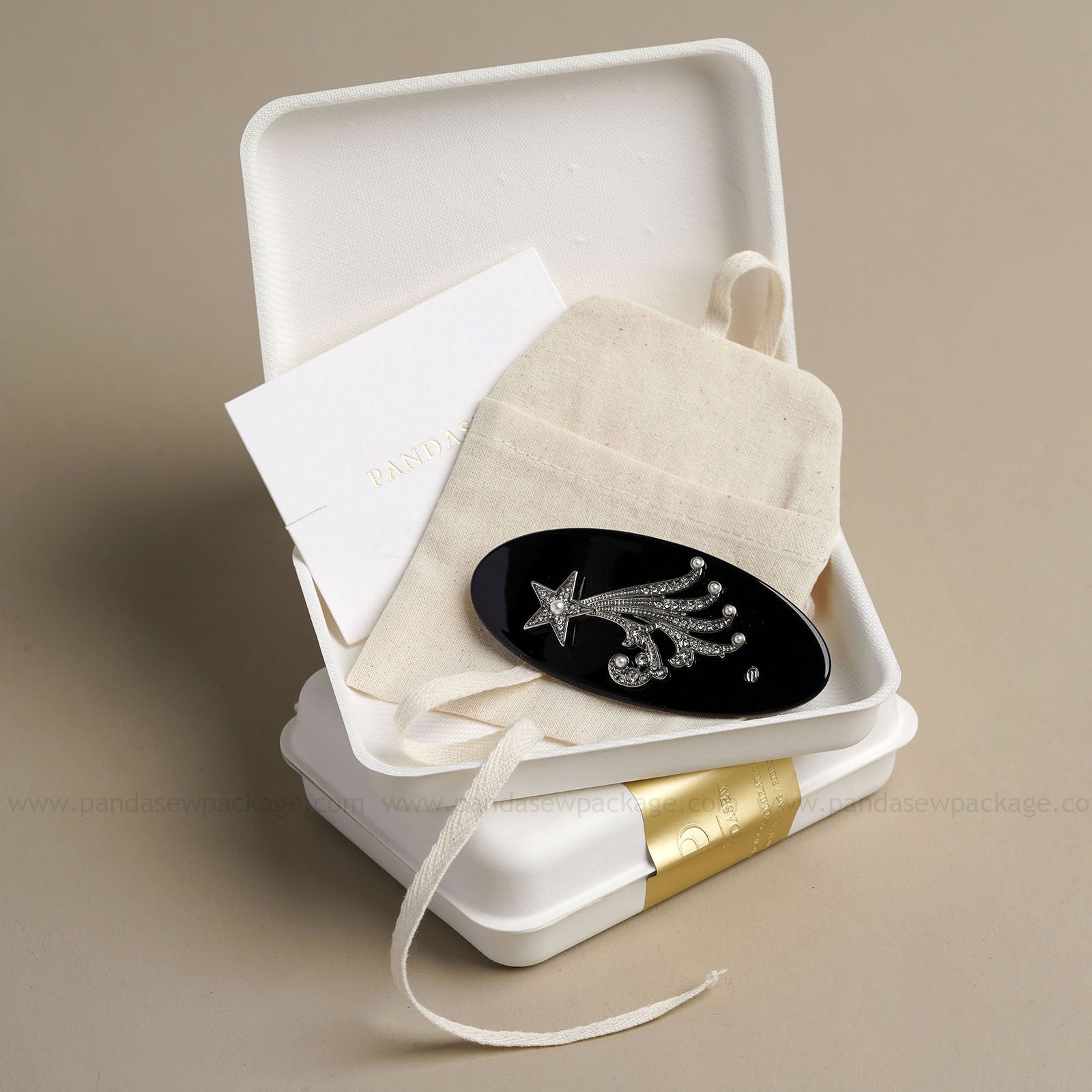 personalized jewelry box with bag, wholesale provided in Pandasew