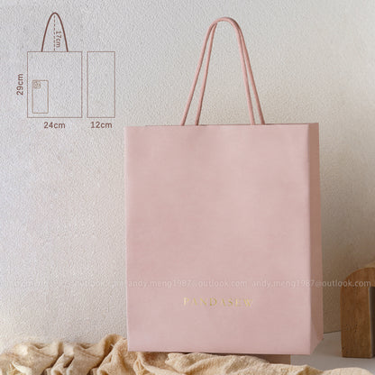 50pcs A6Y largest Paper bag 9.5*4.7*11.5inches custom jewelry package bag personalized  Paper Bag gift bags STB-A6Y