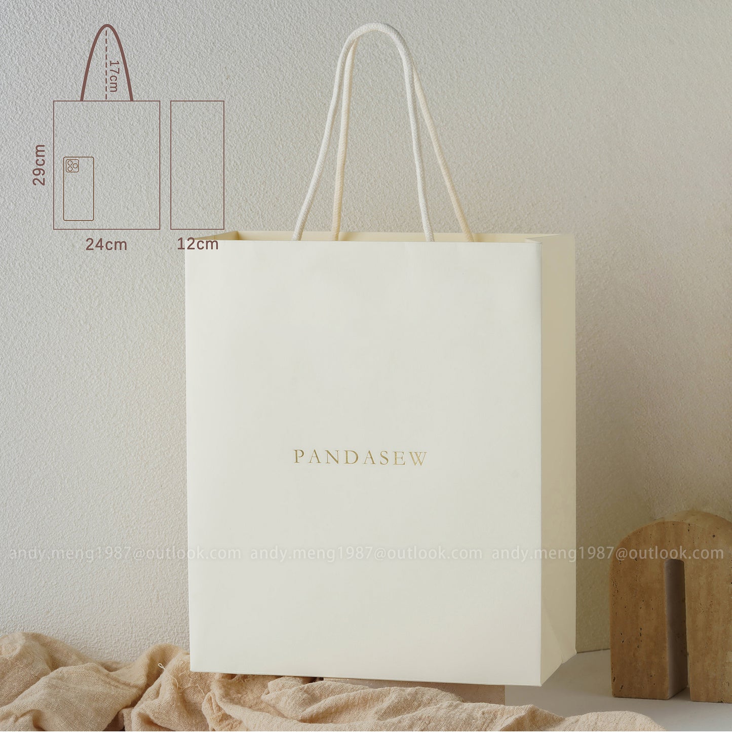 50pcs A6Y largest Paper bag 9.5*4.7*11.5inches custom jewelry package bag personalized  Paper Bag gift bags STB-A6Y