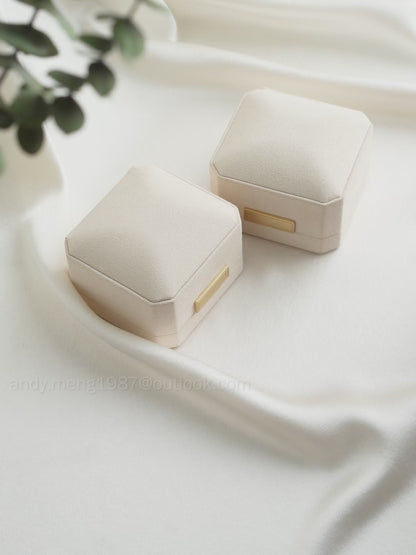 beige microfiber box