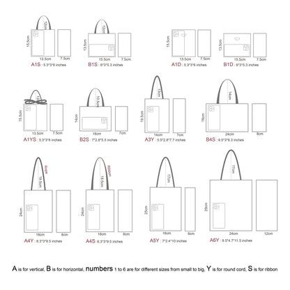 50pcs B1S Printed Paper bag with Logo Custom gift bag thank you wedding bag Style B STB-187