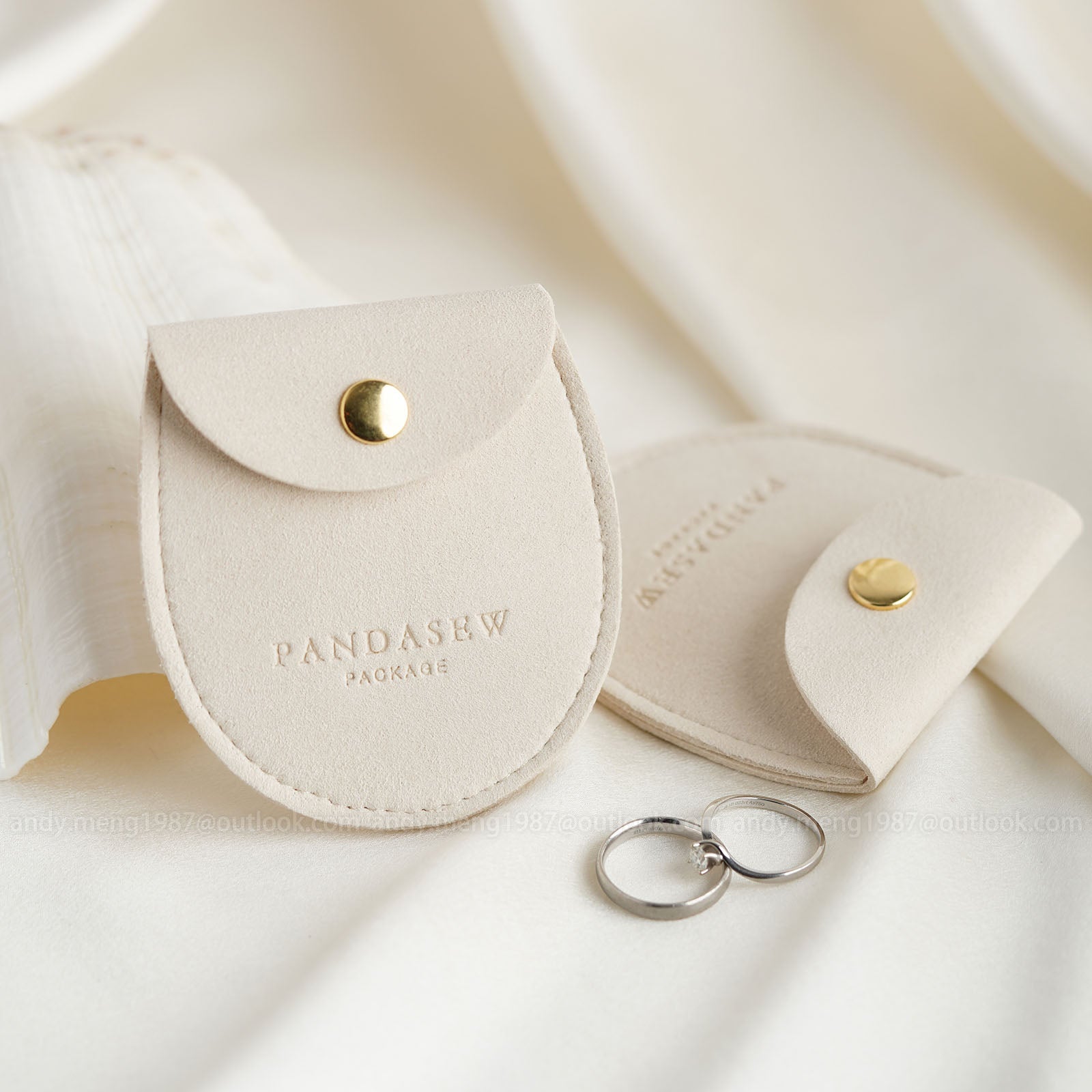 50pcs 8*8cm personalized jewelry bags with custom logo, jewelry