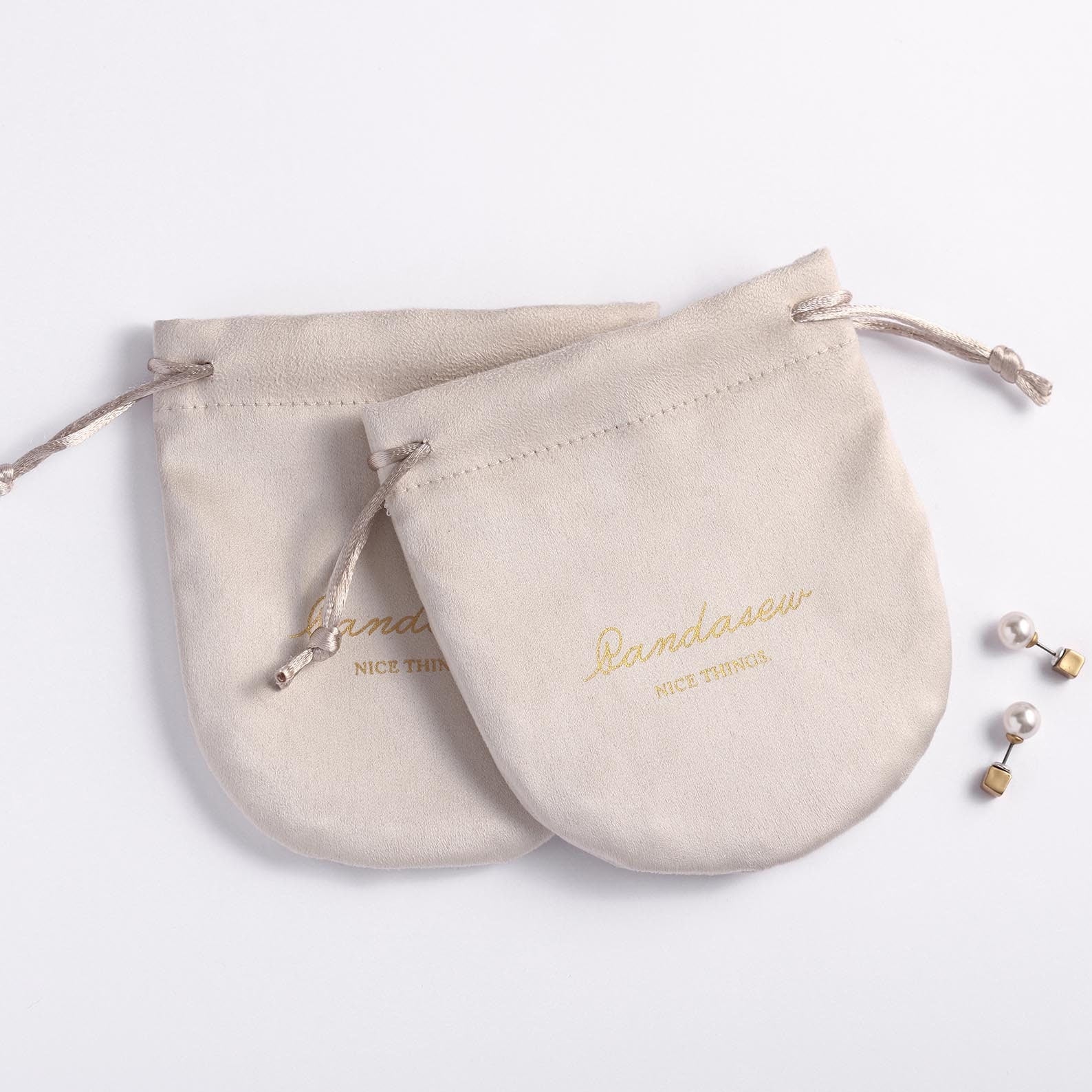 custom jewelry pouch, branding logo package