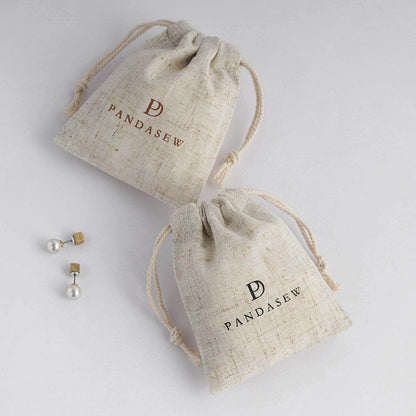 bamboo texture jewelry pouch